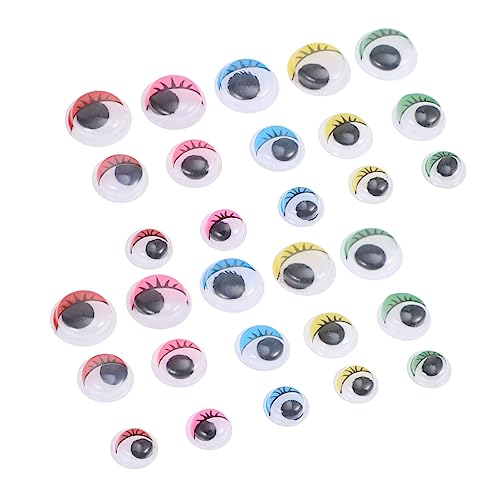 Toyvian Selbstklebende Wackelaugen mit Farbigen Wimpern Bunte Googly Eye Sticker für DIY Bastelaugen Puppen Möbel und Dekorationsprojekte Einfaches Aufkleben Glatte Oberflächen Toyvian Selbstklebende Wackelaugen mit Farbigen Wimpern Bunte Googly Eye Sticker für DIY Bastelaugen Puppen Möbel und Dekorationsprojekte Einfaches Aufkleben Glatte Oberflächen von Toyvian