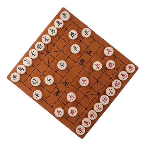 Toyvian Chinesisches Brettspiel-Set Mit Holzstücken Für Jungen Und Mädchen Anfänger Und Reisende von Toyvian