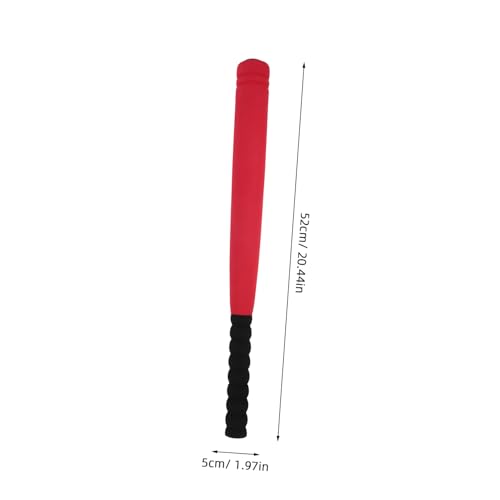 Toyvian Sicheres Baseballspielzeug Set für Jahre Roter Schaumstoff Trainingsschläger mit Weichem Ball Leichter Kunststoffgriff für Drinnen und Draußen Zufällige Farbe Zufällige Farbe von Toyvian