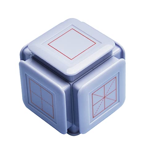 Toyvian Siegel Stempel kinderstempel buchstabenstempel DIY-Stempel kiddostempel Schreibwaren Bildungsstampfer für sechsseitige Briefmarken sechsseitiger Stempel Plastik Blue von Toyvian