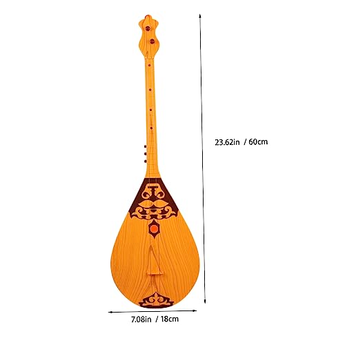 Toyvian Simulation Dobro Musikinstrument Für Junge Mädchen Musikspielzeug Rhythmus Spielzeug Holzimitation Junge Mädchen Musikpädagogisches Spielzeug Heimdekoration Geschenkidee von Toyvian