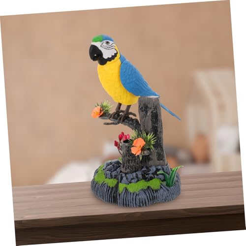 Toyvian Simulation Electric Vogelspielzeug mit Bewegungssensor Realistische Nachbildung mit Sprechendem Zwitscherndem Papagei Interaktives Kinderspielzeug für Junge Mädchen und Kleinkinder Toyvian Simulation Electric Vogelspielzeug mit Bewegungssensor Realistische Nachbildung mit Sprechendem Zwitscherndem Papagei Interaktives Kinderspielzeug für Junge Mädchen und Kleinkinder von Toyvian