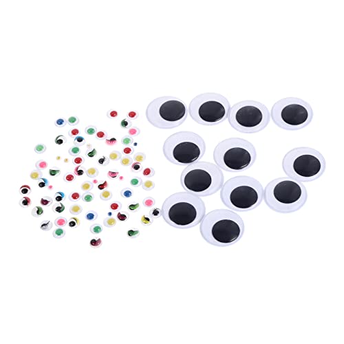 Toyvian Simulation Tieraugen Aufkleber Selbstklebend Bunte Wackelaugen für DIY Puppen Basteln Kreative Spielzeugaugen Zubehör Toyvian Simulation Tieraugen Aufkleber Selbstklebend Bunte Wackelaugen für DIY Puppen Basteln Kreative Spielzeugaugen Zubehör von Toyvian