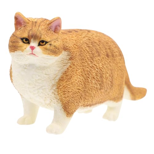 Toyvian Simulations-Katzenmodell für kinderspielzeug spielzeugkatze Toys for Children Toys gefälschtes Katzenspielzeug Desktop-Katzendekoration Plastik Orange Toyvian Simulations-Katzenmodell für kinderspielzeug spielzeugkatze Toys for Children Toys gefälschtes Katzenspielzeug Desktop-Katzendekoration Plastik Orange von Toyvian