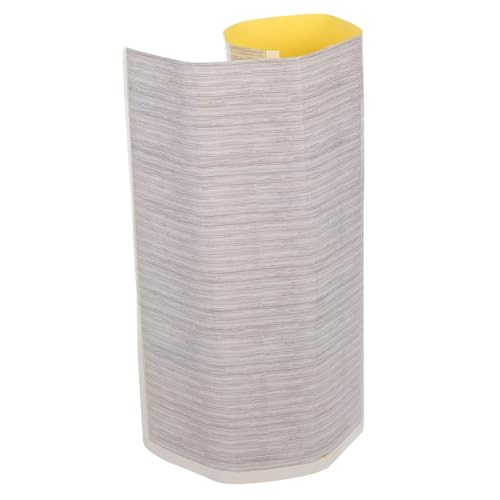 Toyvian Simulationsbodenaufkleber puppenhaus bodenbelag DIY Bodenbelag Selbstklebender Boden Sticker mit Miniatur Vinyl Bodenaufkleber für Minihaus Bodenaufkleber für Puppenhaus Light Grey von Toyvian