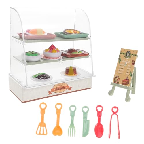 Toyvian Simulationskuchenspielzeug Miniatur-Bäckereikuchen Puppenhaus-Desserts Spielzeugküche Backspielzeug-Set Puppenhaus Kuchenständer Mini-Lebensmittel Waschbecken Plastik Toyvian Simulationskuchenspielzeug Miniatur-Bäckereikuchen Puppenhaus-Desserts Spielzeugküche Backspielzeug-Set Puppenhaus Kuchenständer Mini-Lebensmittel Waschbecken Plastik von Toyvian