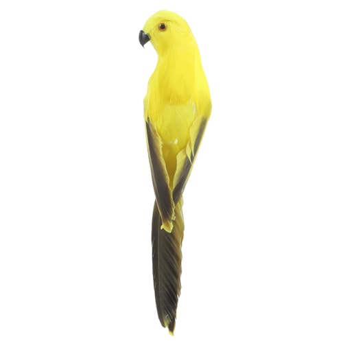 Toyvian Simulierte Papageienverzierung Künstlich Papageienspielzeug Ornament Klein Falscher Vogel Realistisch Dekorativ Papageienseil Gefiedert Dekoration Simulation Yellow Schaum Toyvian Simulierte Papageienverzierung Künstlich Papageienspielzeug Ornament Klein Falscher Vogel Realistisch Dekorativ Papageienseil Gefiedert Dekoration Simulation Yellow Schaum von Toyvian