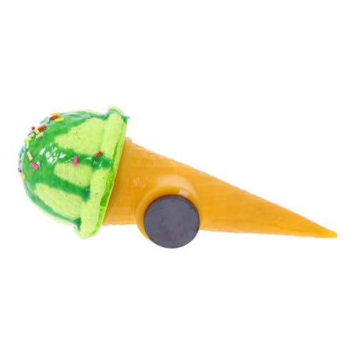 Toyvian Eistüte Kühlschrankmagnet Realistisches Modell Künstliche Eiscreme Dekoration für Küche und Büro Lebensnahe Requisite für Eisdielen von Toyvian