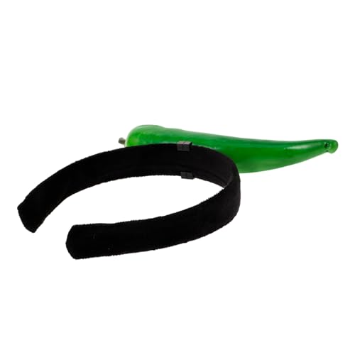 Toyvian Simulierter Chili Haarreif Damen Dekorativer Party Haarreifen Leichtes Sicheres Material Lustiges Cosplay Accessoire für Festival Geburtstag und Kostüm von Toyvian