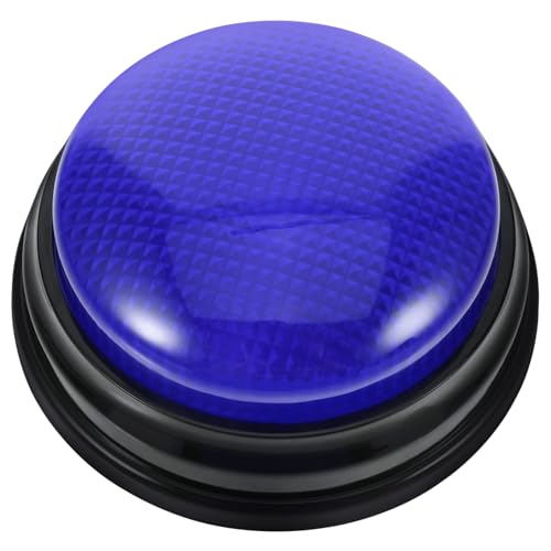 Toyvian Spiel Button mit Licht und Alarmton Batteriebetriebener Party Spaßknopf für Quiz Wettbewerbe und Geburtstagspartys Lustiger Sound und Lichteffekt für Erwachsene von Toyvian