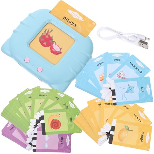 Toyvian Sprechende Lernkarten für Vorschulkinder mit Standard aussprache Bunte Illustrationen Spielerisches Englisch Lernen Pädagogisches Hörspielzeug als Geschenk für Ab Jahren von Toyvian