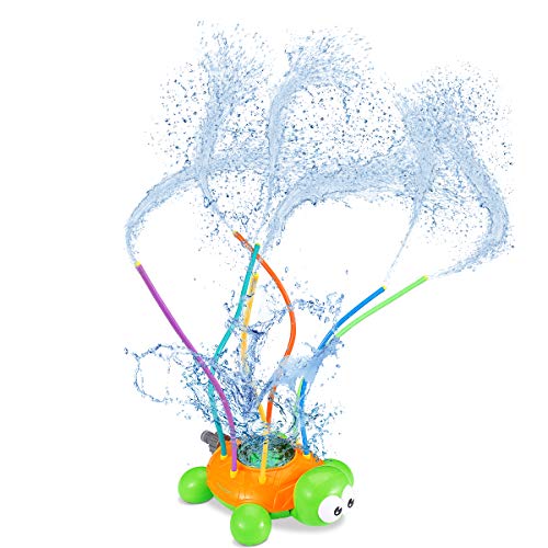 Toyvian Sprinkler für Kinder Turtle Pool Toy Sprinkler Wasser, Wasser wackelt Toy Swimmingpool Garden Lawn Outdoor Play Sommer Wasserspielzeug FüR Garten Und Rasen von Toyvian