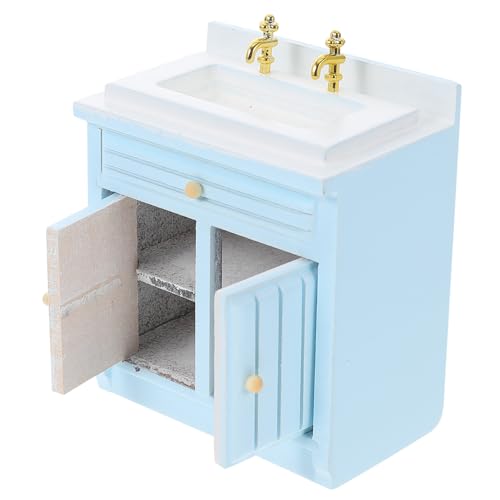 Toyvian Puppenhaus Zubehör Pretend Spielen Möbel Spielzeug Miniatur Puppen Möbel Waschbecken Zähler Modell Toyvian Puppenhaus Zubehör Pretend Spielen Möbel Spielzeug Miniatur Puppen Möbel Waschbecken Zähler Modell von Toyvian