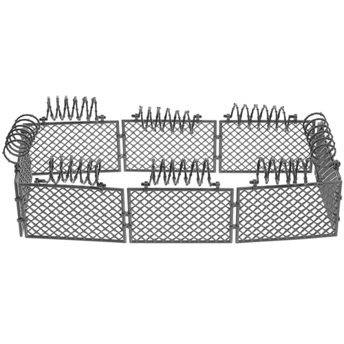 Toyvian Stacheldrahtzaun-Spielzeug Corral-Zaunpaneel-Zubehör Spielset Kunststoffzaun-Spielzeug Für Kinder Kriegsszenen-BAU Toyvian Stacheldrahtzaun-Spielzeug Corral-Zaunpaneel-Zubehör Spielset Kunststoffzaun-Spielzeug Für Kinder Kriegsszenen-BAU von Toyvian