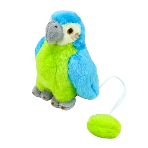 Toyvian Stehendes Schulterpapagei ausgestopfter Papagei auf der Schulter Papagei Kostüm Requisite Schulterplüschvogel PP Baumwolle von Toyvian
