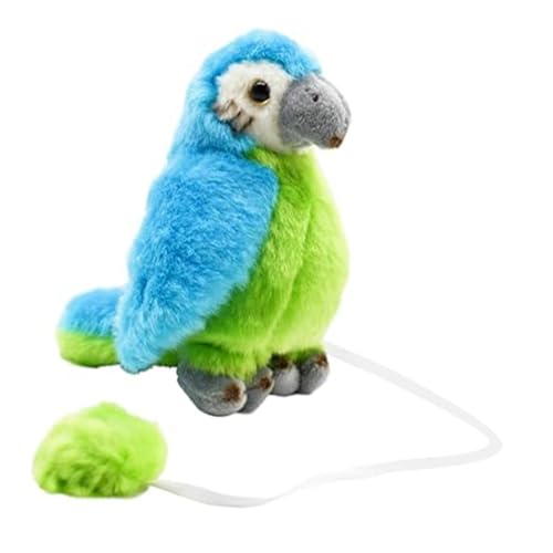 Toyvian Stehendes Schulterpapagei - realistisches Papageienspielzeug Realistisches Vogelspielzeug Piratenvogel auf der Schulter Papageien -Schulterspielzeug PP Baumwolle von Toyvian