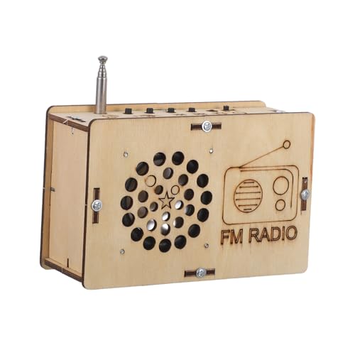 Toyvian Radiobausatz Für Junge Mädchen Handgefertigter Bausatz Für Wissenschaftliche Experimente Holzradio-Modell Für Physikexperimente Experimentierbausatz Für Schaltkreise Toyvian Radiobausatz Für Junge Mädchen Handgefertigter Bausatz Für Wissenschaftliche Experimente Holzradio-Modell Für Physikexperimente Experimentierbausatz Für Schaltkreise von Toyvian