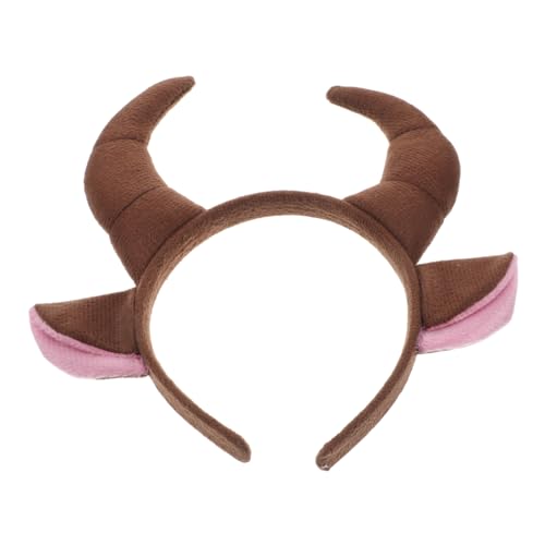 Toyvian Stirnband Mit Bullenhörnern Halloween-kostüm Kopfbedeckung Bullenohren-Stirnband Für Jungen Und Mädchen Toyvian Stirnband Mit Bullenhörnern Halloween-kostüm Kopfbedeckung Bullenohren-Stirnband Für Jungen Und Mädchen von Toyvian