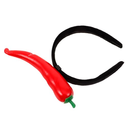 Toyvian Stirnband mit Chili Weiches Bequemes Haarband für Damen und Herren Kreativer Kopfschmuck für Festivals Partys und Cosplay Rutschfest und Langlebig Toyvian Stirnband mit Chili Weiches Bequemes Haarband für Damen und Herren Kreativer Kopfschmuck für Festivals Partys und Cosplay Rutschfest und Langlebig von Toyvian