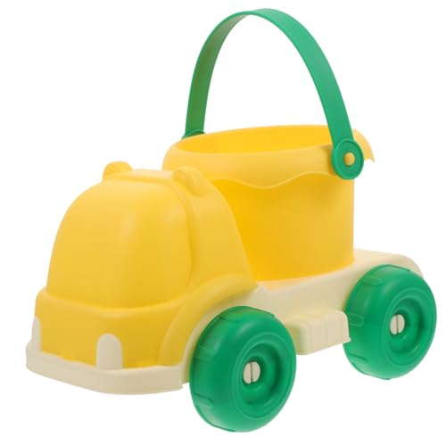 Toyvian Strand Spielzeugauto puppenwagen sandspielzeug Strandspielzeug mit abnehmbarem Eimer strandsack Sand Eimer Sandauto Eimer weiches Gummi Yellow Toyvian Strand Spielzeugauto puppenwagen sandspielzeug Strandspielzeug mit abnehmbarem Eimer strandsack Sand Eimer Sandauto Eimer weiches Gummi Yellow von Toyvian