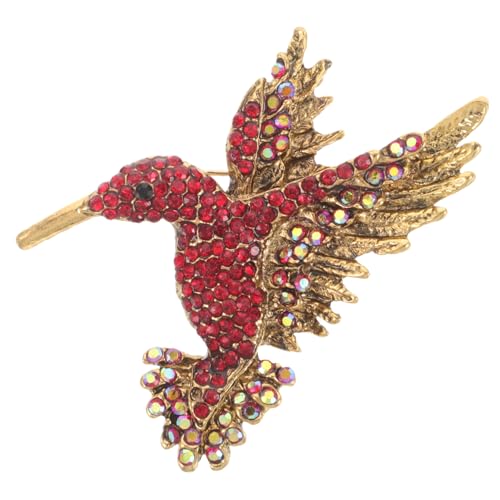 Toyvian Strass Kolibri Brosche Vintage Tier Anstecknadel Vogelschmuck Kragennadeln Für Besondere Anlässe Alltagsaccessoires Toyvian Strass Kolibri Brosche Vintage Tier Anstecknadel Vogelschmuck Kragennadeln Für Besondere Anlässe Alltagsaccessoires von Toyvian