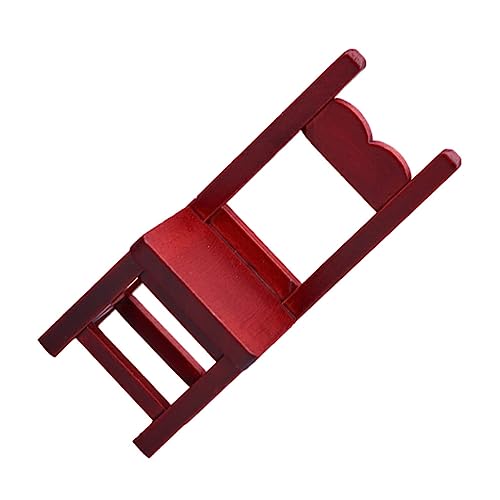 Toyvian Stuhl Aus Mahagoni Spielhaus-Stuhl- Puppenhauszubehör Mini-möbelmodell Mini-möbelstütze Mini-Stuhl-Modell Dolly- -Stuhl Miniatur-stuhlspielzeug Stuhlverzierung Rot Holz Toyvian Stuhl Aus Mahagoni Spielhaus-Stuhl- Puppenhauszubehör Mini-möbelmodell Mini-möbelstütze Mini-Stuhl-Modell Dolly- -Stuhl Miniatur-stuhlspielzeug Stuhlverzierung Rot Holz von Toyvian