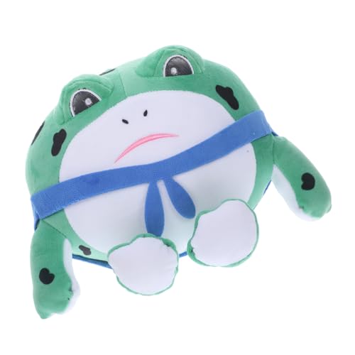 Toyvian Süße Frosch-Plüschtierpuppe Froggy Plüschtier Kuscheltier bequemes Stofftier Süßes Stofftier gefüllter Frosch Haushaltsstofftier Frosch Plüschtiere PP Baumwolle Toyvian Süße Frosch-Plüschtierpuppe Froggy Plüschtier Kuscheltier bequemes Stofftier Süßes Stofftier gefüllter Frosch Haushaltsstofftier Frosch Plüschtiere PP Baumwolle von Toyvian