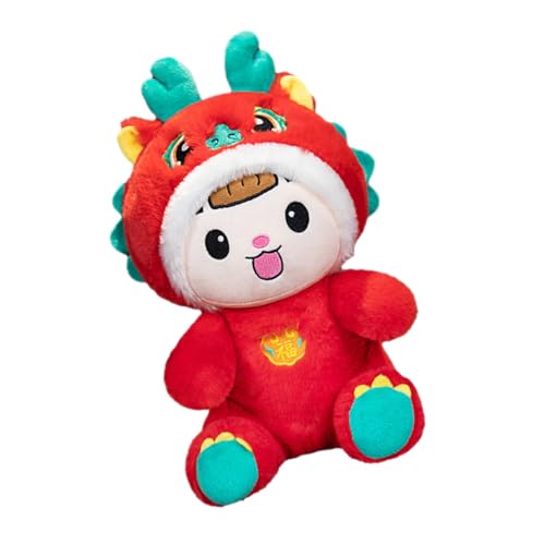 Toyvian Süßes Plüsch Drache Kuscheltier Cartoon Stofftier mit Hochwertiger Verarbeitung Langlebiges Design Sofa und Wohnraumdekoration Gemütliches Kissen für Erwachsene von Toyvian