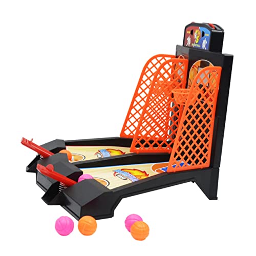 Toyvian Tabletop-Basketball Spiel Basketballkorb für Kleinkinder Sports Toy Finger Basketball Toy Parent-Child Interactive Toy Interaction Game Toy Toyvian Tabletop-Basketball Spiel Basketballkorb für Kleinkinder Sports Toy Finger Basketball Toy Parent-Child Interactive Toy Interaction Game Toy von Toyvian