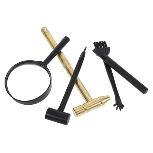 Toyvian Teiliges Archäologie Kinderspielzeug Set mit Metallhammer Pinsel Meißel und Lupe Robuster Grabungswerkzeug Kit für Leicht Sicher für Entdeckungsspiele und Wissenschaftsprojekte Toyvian Teiliges Archäologie Kinderspielzeug Set mit Metallhammer Pinsel Meißel und Lupe Robuster Grabungswerkzeug Kit für Leicht Sicher für Entdeckungsspiele und Wissenschaftsprojekte von Toyvian