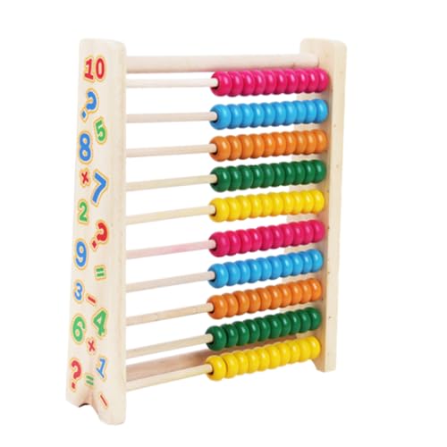 Toyvian Teiliges Buntes Holz Rechenrahmen Lernspielzeug für Jungen Mädchen Ab Jahren Glatte Oberfläche Schadstofffrei Pädagogisches Rechenhilfsmittel zur Frühen Zufällige Zufällige Farbe Toyvian Teiliges Buntes Holz Rechenrahmen Lernspielzeug für Jungen Mädchen Ab Jahren Glatte Oberfläche Schadstofffrei Pädagogisches Rechenhilfsmittel zur Frühen Zufällige Zufällige Farbe von Toyvian