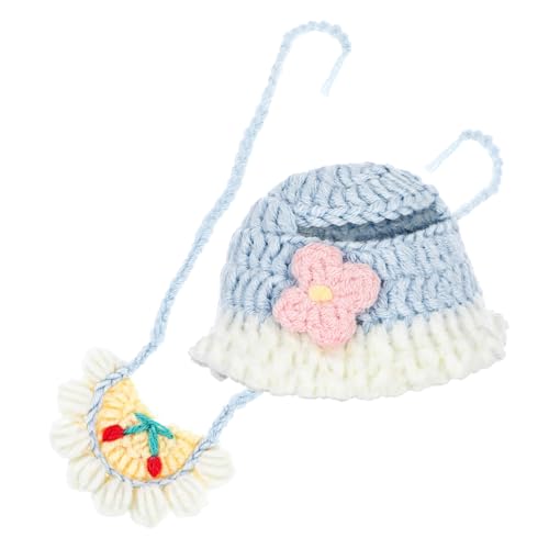 Toyvian Teiliges Häkelset für Babypuppen Handgemachte Mütze und Bandana Passend für Labubu Puppen Vielseitiges Outfit für Puppenfotos und Rollenspiele Toyvian Teiliges Häkelset für Babypuppen Handgemachte Mütze und Bandana Passend für Labubu Puppen Vielseitiges Outfit für Puppenfotos und Rollenspiele von Toyvian