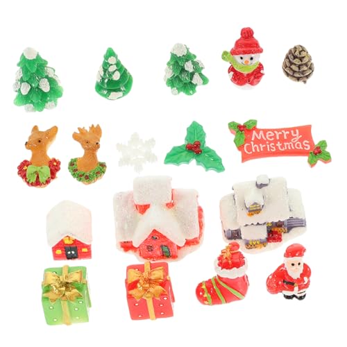 Toyvian Teiliges Weihnachtsdeko Miniatur aus Bruchfestem Resin Niedliche Miniaturfiguren für Weihnachts Dioramen Künstlicher Tannenbaum und Tischdeko Vielseitig für Puppenhaus und Toyvian Teiliges Weihnachtsdeko Miniatur aus Bruchfestem Resin Niedliche Miniaturfiguren für Weihnachts Dioramen Künstlicher Tannenbaum und Tischdeko Vielseitig für Puppenhaus und von Toyvian