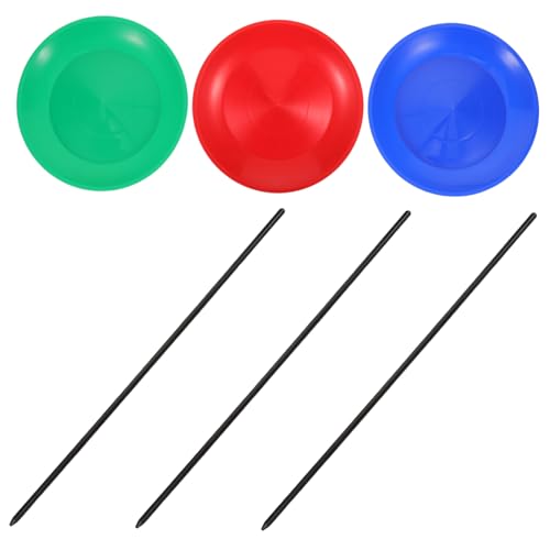 Toyvian Teiliges Zirkus Jonglier mit Rotierenden Kunststoff Tellern und Sticks Leicht Stabil Balanciert für Anfänger Bunte Jonglierplatten für Hand Auge Koordination und Sensory Training Toyvian Teiliges Zirkus Jonglier mit Rotierenden Kunststoff Tellern und Sticks Leicht Stabil Balanciert für Anfänger Bunte Jonglierplatten für Hand Auge Koordination und Sensory Training von Toyvian