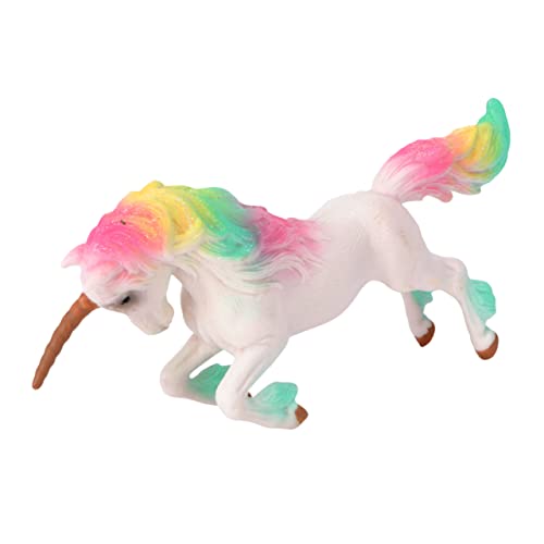 Toyvian Einhorn Tiermodell Spielzeug für Mädchen Pädagogisches Ebene Spielzeug für Kinder Lernspielzeug mit Realistischen Details für Kreative Spielstunden Toyvian Einhorn Tiermodell Spielzeug für Mädchen Pädagogisches Ebene Spielzeug für Kinder Lernspielzeug mit Realistischen Details für Kreative Spielstunden von Toyvian