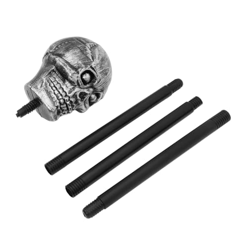Toyvian Totenkopfstock LED Schädelstock Halloween-Partystock Halloween-Mitarbeiter Rätsel Halloween Party Deko Halloween Dekoration Halloween Ornament Cosplay Rohrstock Stütze Abs Toyvian Totenkopfstock LED Schädelstock Halloween-Partystock Halloween-Mitarbeiter Rätsel Halloween Party Deko Halloween Dekoration Halloween Ornament Cosplay Rohrstock Stütze Abs von Toyvian