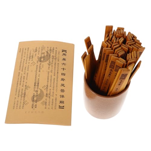 Toyvian Traditionelles Chinesisches Bambus Divinationsset Hexagramme mit Buch und Bildern Präzise Prophezeiungsstäbe Spirituelle Anleitung Leichtes Tragbares I Ching Lernspielzeug Toyvian Traditionelles Chinesisches Bambus Divinationsset Hexagramme mit Buch und Bildern Präzise Prophezeiungsstäbe Spirituelle Anleitung Leichtes Tragbares I Ching Lernspielzeug von Toyvian