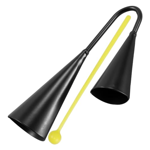 Toyvian Traditionelles Kuhbellinstrument für Percussion Glocke mit Plastikstab Musikinstrument für Frühes Musikalisches Lernen und Rhythmusförderung Sichere Toyvian Traditionelles Kuhbellinstrument für Percussion Glocke mit Plastikstab Musikinstrument für Frühes Musikalisches Lernen und Rhythmusförderung Sichere von Toyvian