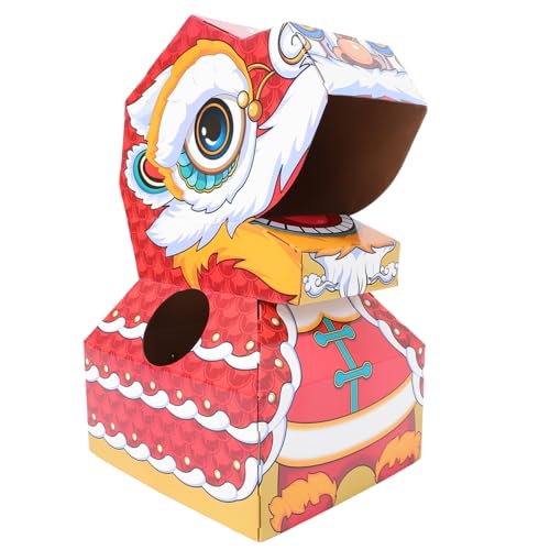 Toyvian Tragbarer DIY Löwentanz Karton Kostüm Sicherer Langlebiger Pappkarton Kreatives Bastelset für Fördert Fantasie und Geschicklichkeit für Feste und Geburtstage Toyvian Tragbarer DIY Löwentanz Karton Kostüm Sicherer Langlebiger Pappkarton Kreatives Bastelset für Fördert Fantasie und Geschicklichkeit für Feste und Geburtstage von Toyvian
