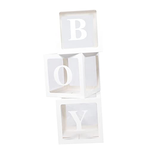 Toyvian Transparente Ballonbox Partydekoration für Shower und Kindergeburtstag Leichte Kompakte Geschenkbox für Ballons als Fotorequisite und Partyaccessoire von Toyvian