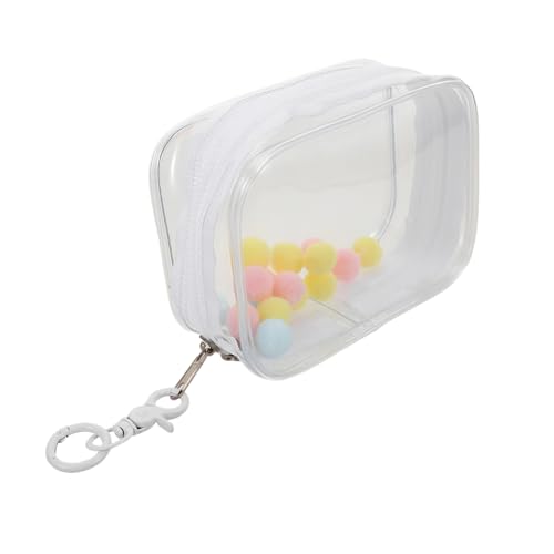 Toyvian Transparente Plüschtier Aufbewahrungstasche mit Schlüsselanhänger Doppelte Reißverschlüsse Dickes Material Klarer Sichtschutz Tragbare Display Box für Kleine Stofftiere und Toyvian Transparente Plüschtier Aufbewahrungstasche mit Schlüsselanhänger Doppelte Reißverschlüsse Dickes Material Klarer Sichtschutz Tragbare Display Box für Kleine Stofftiere und von Toyvian