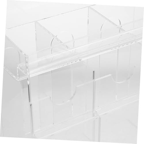 Toyvian Transparenter Acryl Kartenorganizer Box mit Mehrfachfächern Stabiler Kartenhalter für Sammelkarten Booster Packs und Grußkarten Vielseitige Aufbewahrung für Business und Sammlung Toyvian Transparenter Acryl Kartenorganizer Box mit Mehrfachfächern Stabiler Kartenhalter für Sammelkarten Booster Packs und Grußkarten Vielseitige Aufbewahrung für Business und Sammlung von Toyvian