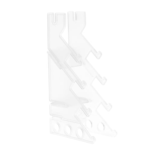 Toyvian Transparentes Finger Skateboard Aufbewahrungsregal aus Langlebigem Kunststoff Platzsparendes Display für Finger Skateboards Einzigartiges Design Kompakte Einfache Montage für von Toyvian