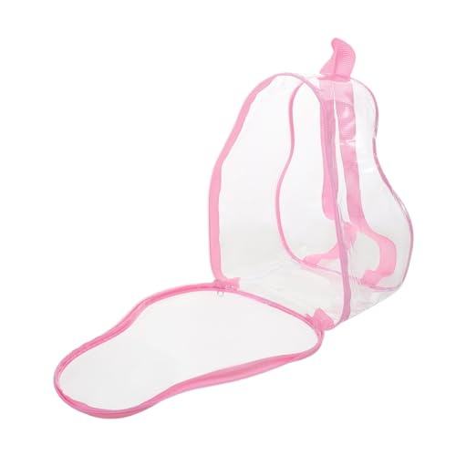 Toyvian Transparentes Puppen Tragetasche Gourd Form Mini Doll Travel Case mit Griff Durchsichtiger Aufbewahrungsbeutel für Kleine Figuren Praktische Puppen Organizer Tasche für Unterwegs von Toyvian