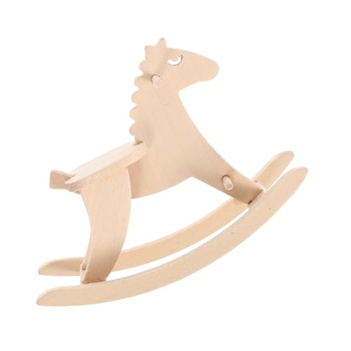 Toyvian Trojaner-Modell Schaukeln klein Puppe Miniatur-Schaukelpferd-Modell winzig Dekoration handwerkskunst Spielzeugmodell Stuhl Miniaturmöbel aus Holz Mini Möbel Birke Beige Toyvian Trojaner-Modell Schaukeln klein Puppe Miniatur-Schaukelpferd-Modell winzig Dekoration handwerkskunst Spielzeugmodell Stuhl Miniaturmöbel aus Holz Mini Möbel Birke Beige von Toyvian