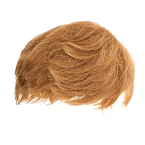 Toyvian Trump-Perücke Goldene Präsidentenperücke Kurzes Glattes Haar Für Herren Halloween-Kostüm-Requisite Toyvian Trump-Perücke Goldene Präsidentenperücke Kurzes Glattes Haar Für Herren Halloween-Kostüm-Requisite von Toyvian