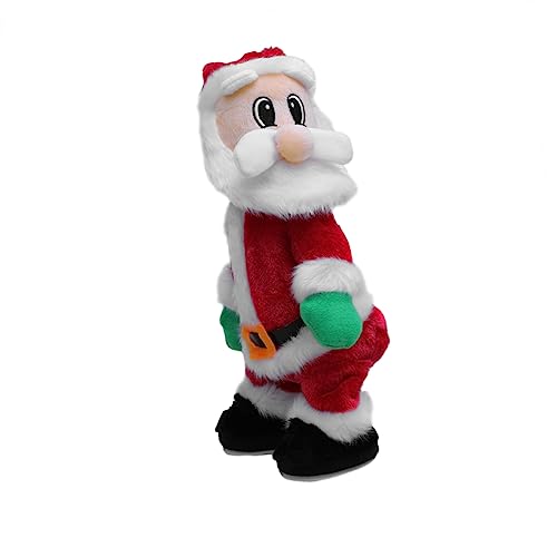 Toyvian Trweking Weihnachtsmann Elektrische Santa Twerking-Spielzeug Singender Weihnachtsmann Weihnachtsmann-Twerking-Spielzeug Der Weihnachtsmann Schüttelt Die Hüften Weihnachten von Toyvian