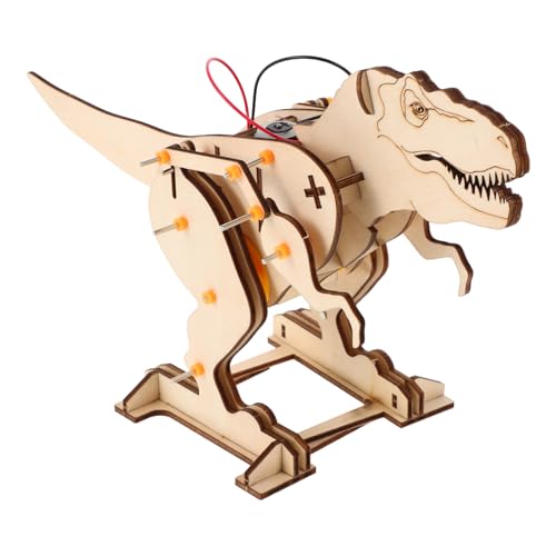Toyvian Realistisches Mint-Set – Dinosaurier-bausatz Aus Holz – Lernspielzeug Für Kinder – Mini-Dinosaurier-Spielzeug Für Jungen von Toyvian