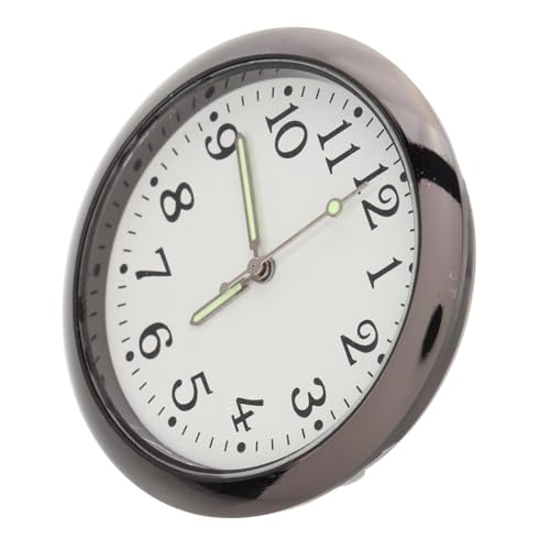 Toyvian Uhrenmodell kleine wanduhr puppenhaus Schlafzimmer Miniaturuhr Modell Puppenhaus Sammlung Puppenhaus Set deko Puppenhaus-Miniaturuhr Zubehör für Puppenhäuser Legierung.Glas.Papier von Toyvian