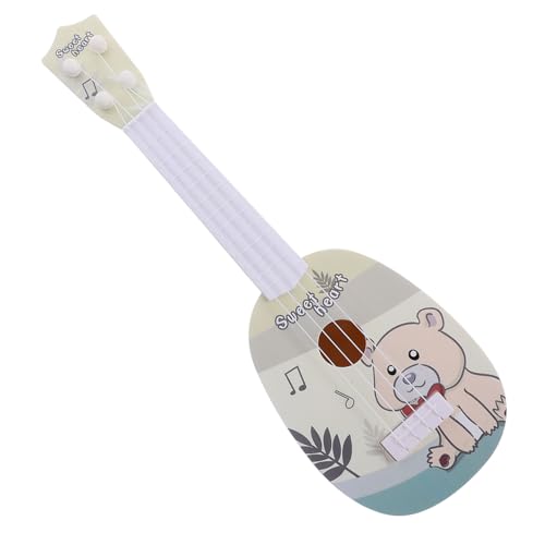 Toyvian Ukulele Anfänger Musikinstrument für Früherziehung mit Buntem Cartoon Design Abriebfest und Ölabweisend Geburtstagsgeschenk für Kleinkinder und Kindergartenkinder von Toyvian